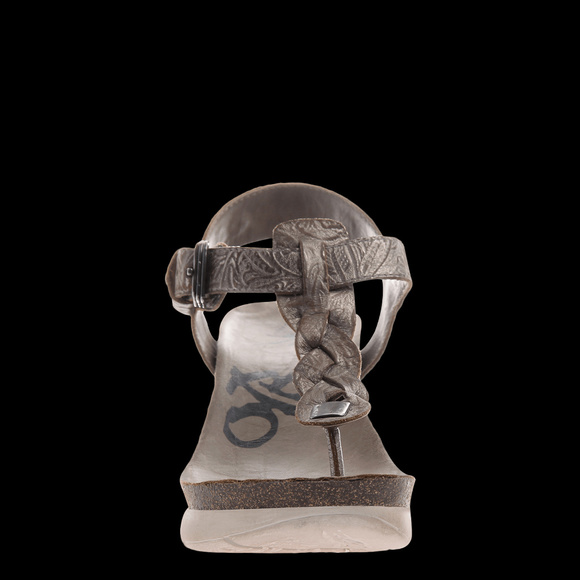 OTBT Women's Graceville Wedge Sandals - Lt Pewter - Picture 2 of 4